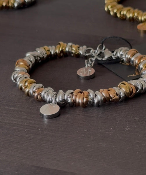 VENEZIA TRIPLE INITIAL BRACELET