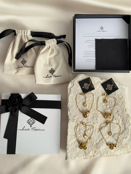 ALBA GOLD  BRACELET WITH ONE INITIAL