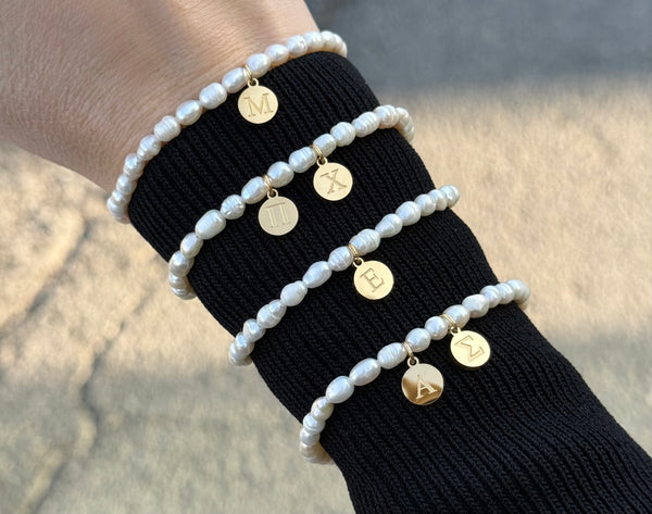 ALMYRA INITIAL BRACELET WITH ONE INITIAL