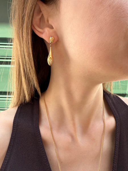 TEARA GOLD OR SILVER EARRINGS IN HIGH QUALITY STAINLESS STEEL