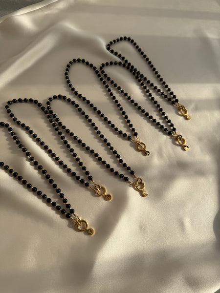 AZIA INITIAL NECKLACE WITH SEMI PRECIOUS STONES AND HIGH QUALITY STAINLESS STEEL