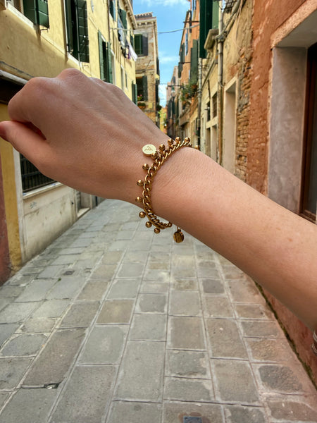 LINEA GOLD INITIAL BRACELET