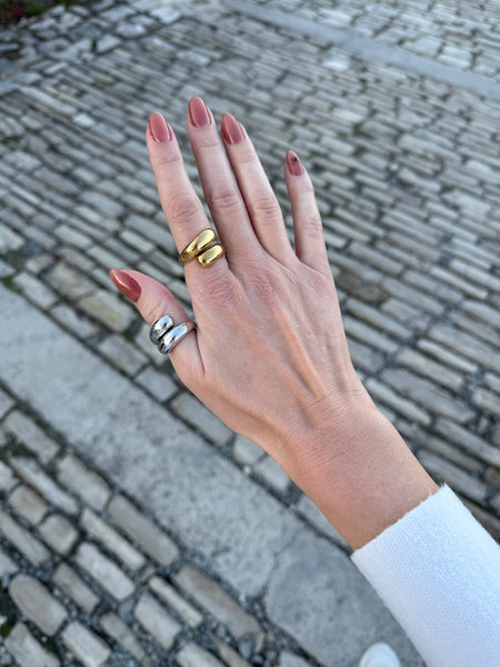 CORE GOLD OR SILVER RING IN HIGH QUALITY STAINLESS STEEL