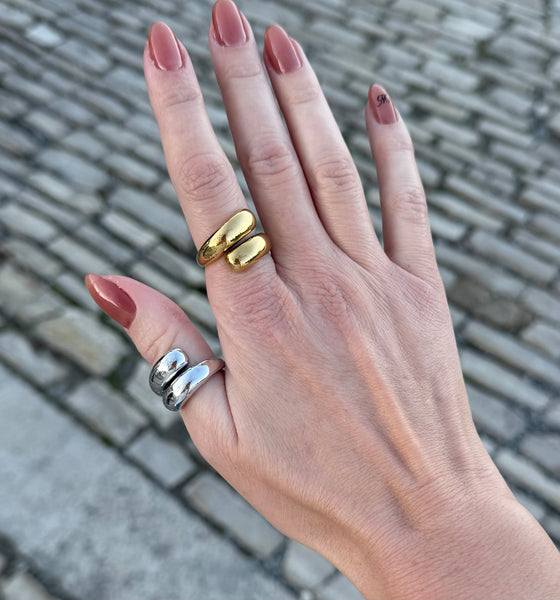 CORE GOLD OR SILVER RING IN HIGH QUALITY STAINLESS STEEL