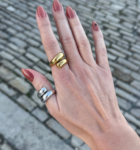 CORE GOLD OR SILVER RING IN HIGH QUALITY STAINLESS STEEL