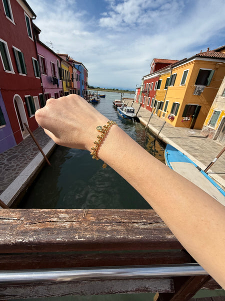 LINEA GOLD INITIAL BRACELET