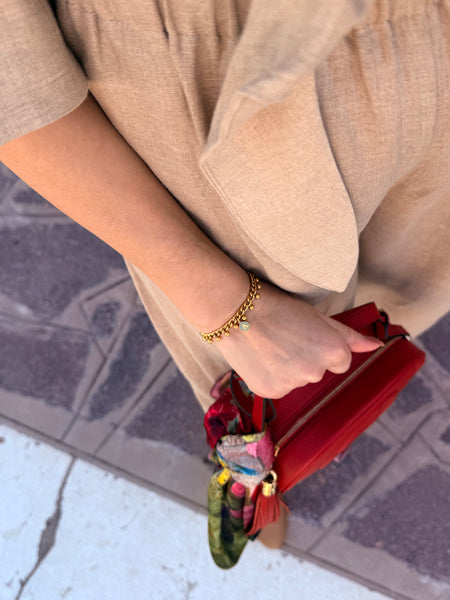 LINEA GOLD INITIAL BRACELET
