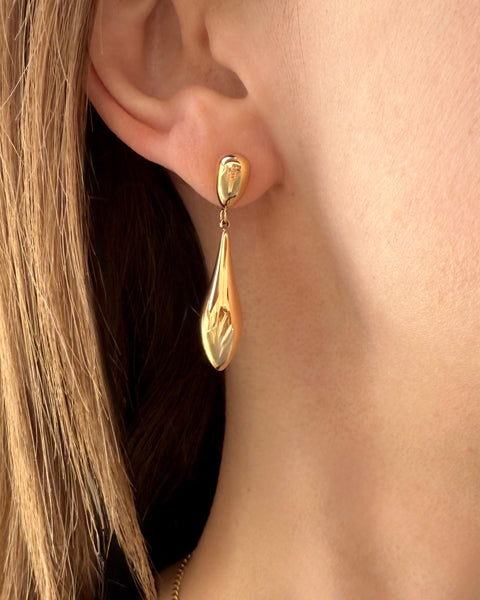 TEARA GOLD OR SILVER EARRINGS IN HIGH QUALITY STAINLESS STEEL