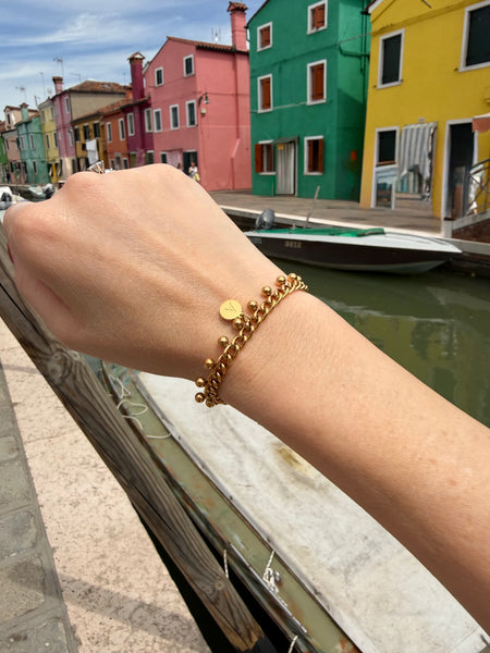 LINEA GOLD INITIAL BRACELET