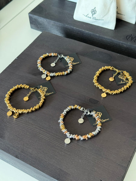 VENEZIA TRIPLE INITIAL BRACELET